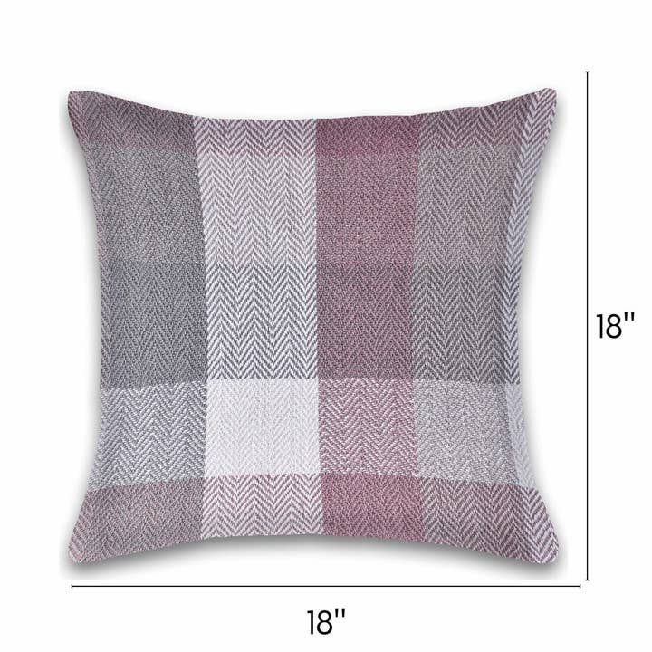 Fabstyles - Wholesale Throw Pillow Cover - Fabstyles Herringbone Check Cotton Pillow Cover2