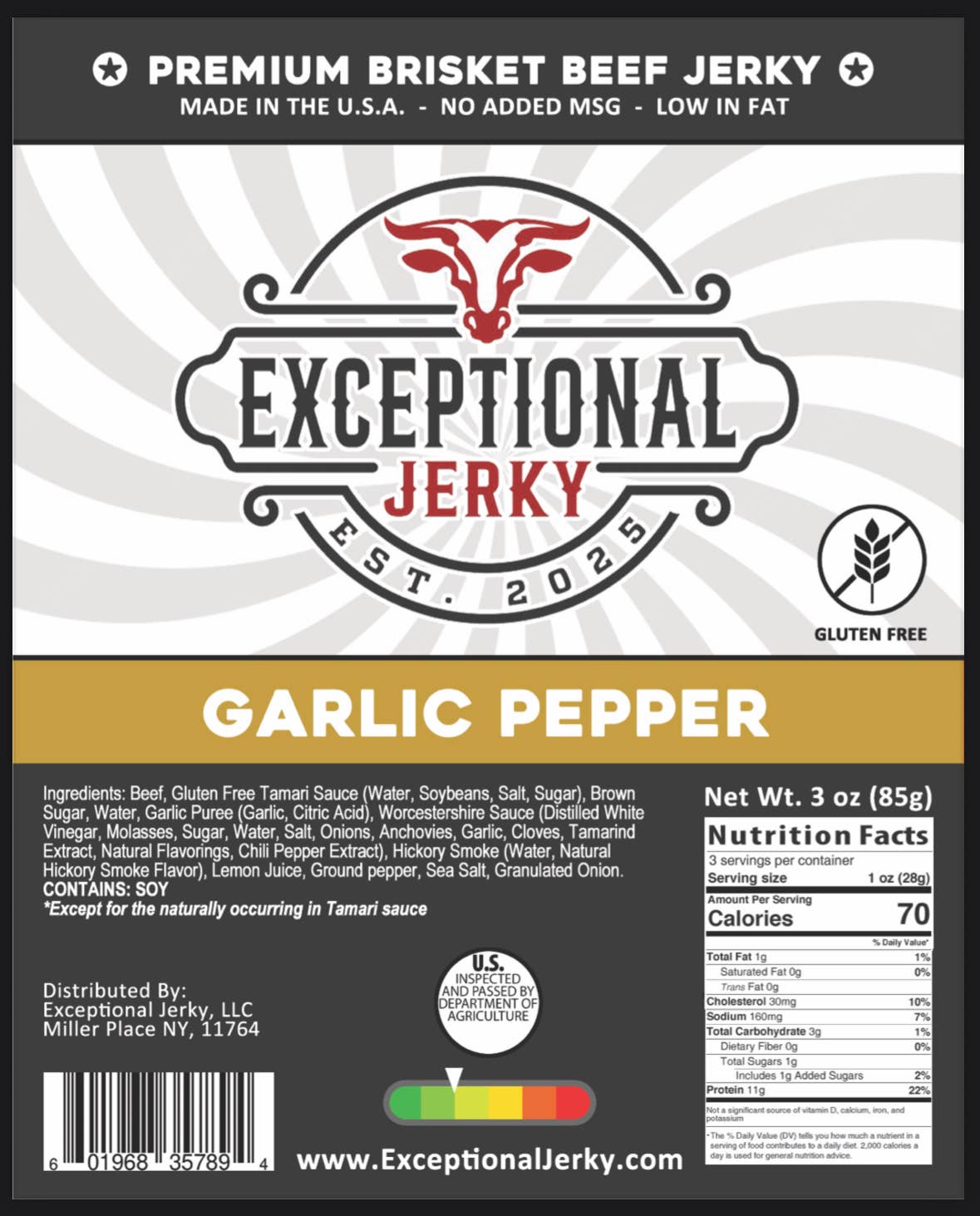 Exceptional Jerky LLC - Wholesale Jerky - Exceptional Jerky Variety 1 - 12 Flavors8