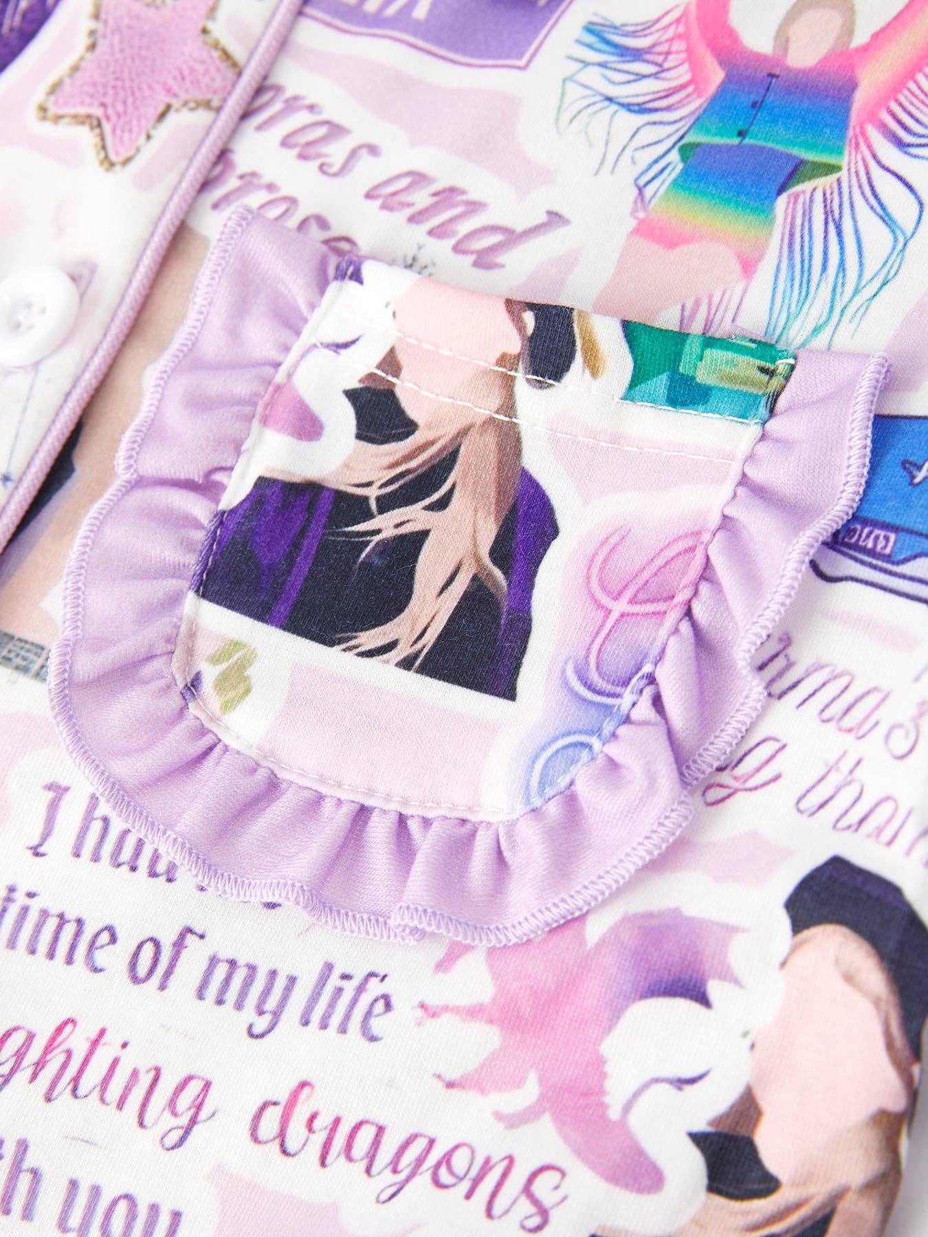 Rylee Faith Designs - Wholesale Sleepwear Set - Kids - TS Character Print  Girls Pajamas3