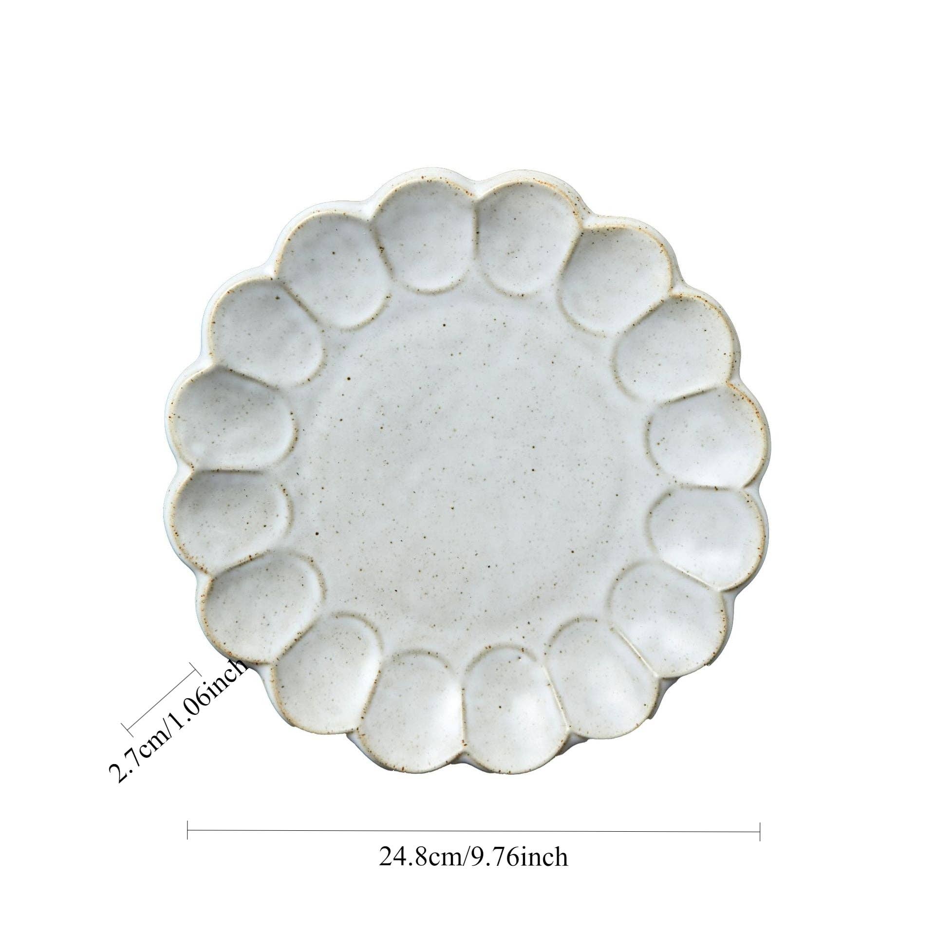 Gohobi （We cover U.S. import duties） - Vente Assiettes/plats/bols de décoration - Assiette-bol à pâtes en grès style japonais Gohobi à fleurs de poirier faite à la main7