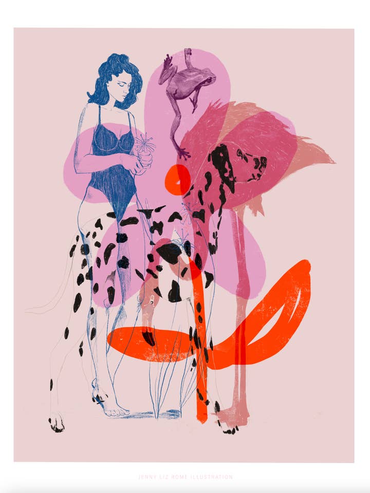 Collage #3 for wholesale by Peach & Clementine - Curated Print Collection