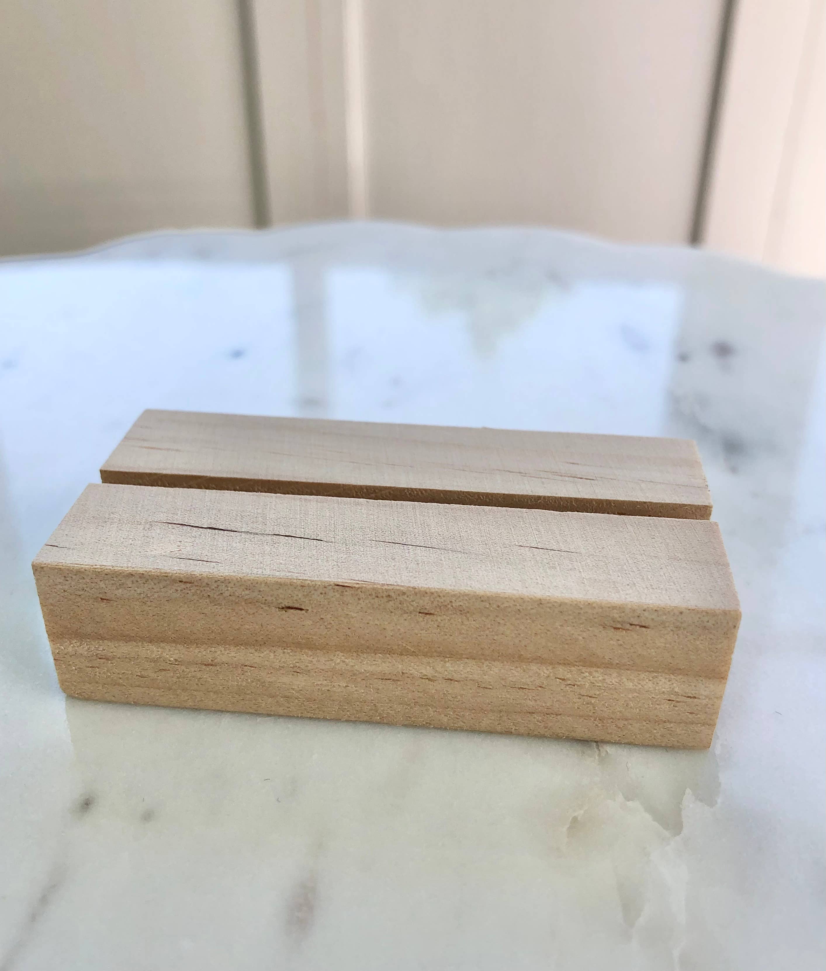 Brooke Nicole Designs - Wholesale Business Card Holder - Wood Card Stand2