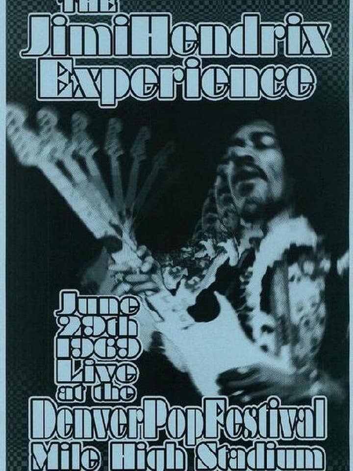 Jimi Hendrix Denver Pop Festival 1969 for wholesale by PosterSource