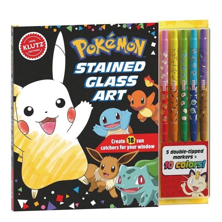 Pokemon Stained Glass Art for wholesale by Scholastic
