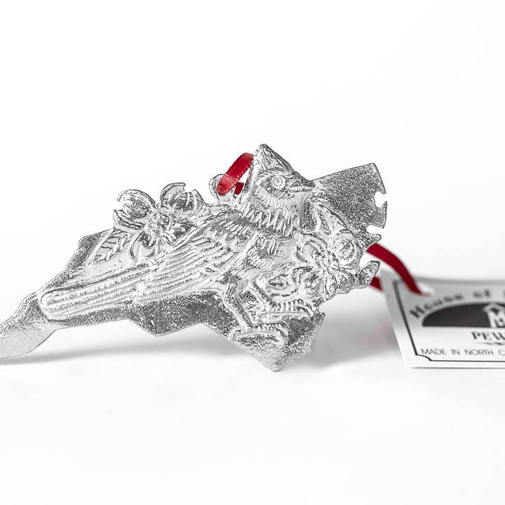 House of Morgan Pewter - Vendita all'ingrosso Decorazione - Regali della Carolina del Nord - State Outline - Decorazione natalizia7