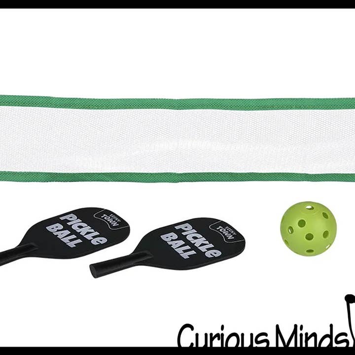 Curious Minds Toys - Wholesale Sporting Game - Kids & Baby - 1 Mini Tabletop Pickleball Game Set - Net, Paddles and Ball 5