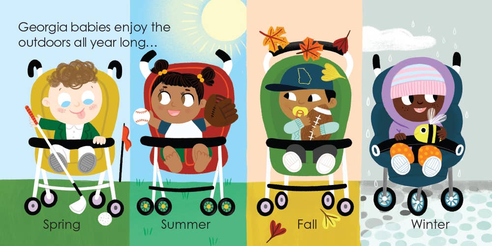 Sourcebooks - Wholesale Baby & Toddler Book (0-2) - Georgia Baby3