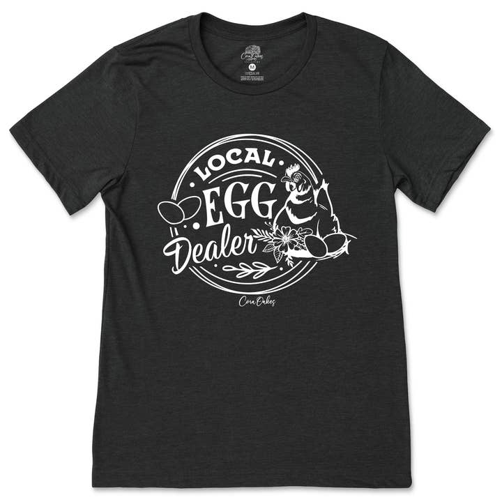 Cora Oakes Collection - Wholesale Screen Printed T-Shirt - Women's - Local Chicken Egg Dealer T-Shirt