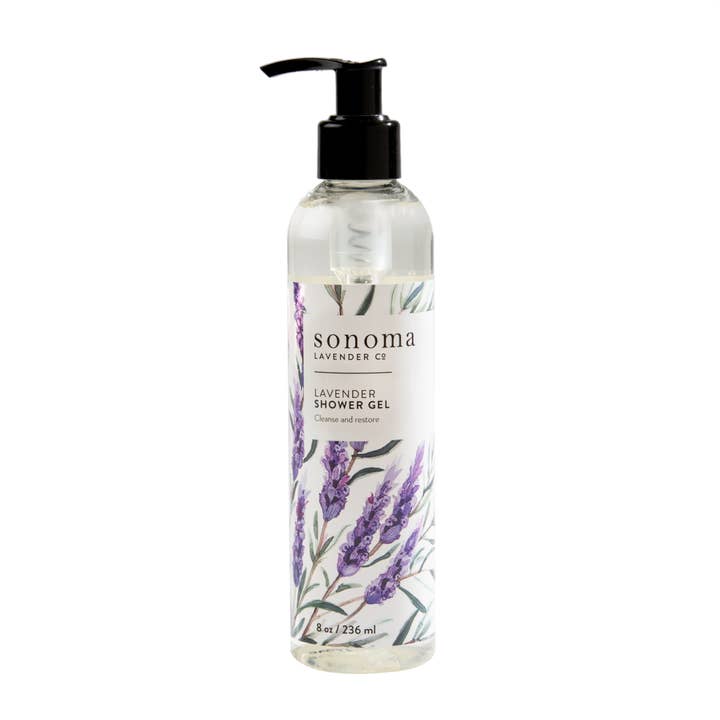 Shower Gel - 8oz avender for wholesale by Sonoma Lavender