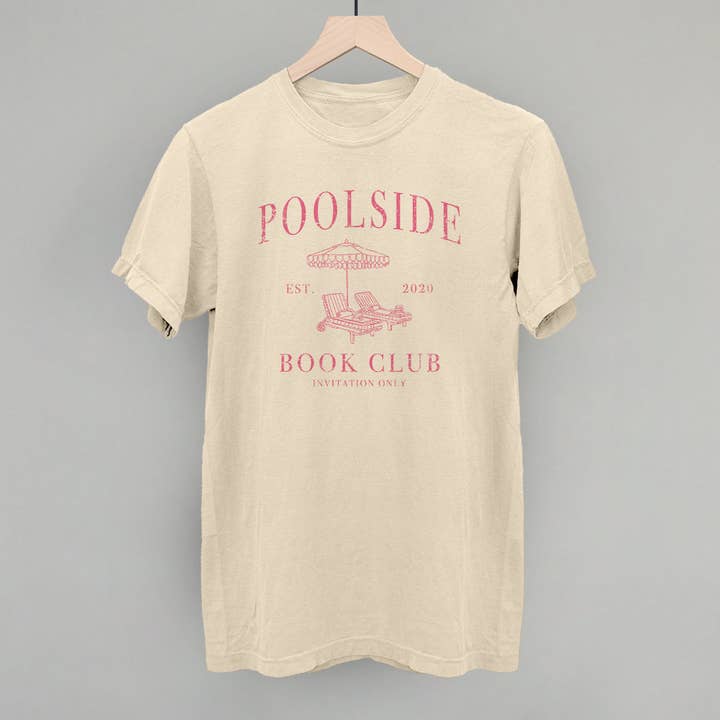 Ivy + Cloth - Wholesale Screen Printed T-Shirt - Women's - Poolside Book Club