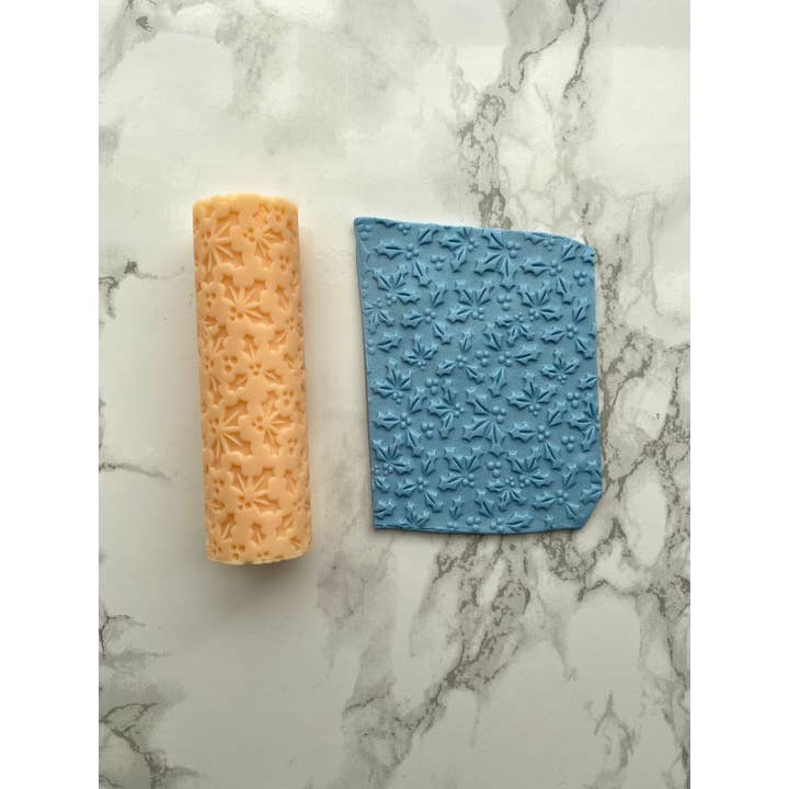 Holly Texture Roller for wholesale by EllaRaeMouldsVinyls