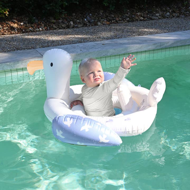 Sunnylife - Wholesale Inflatables - Baby Float Sid the Seagull Blue3