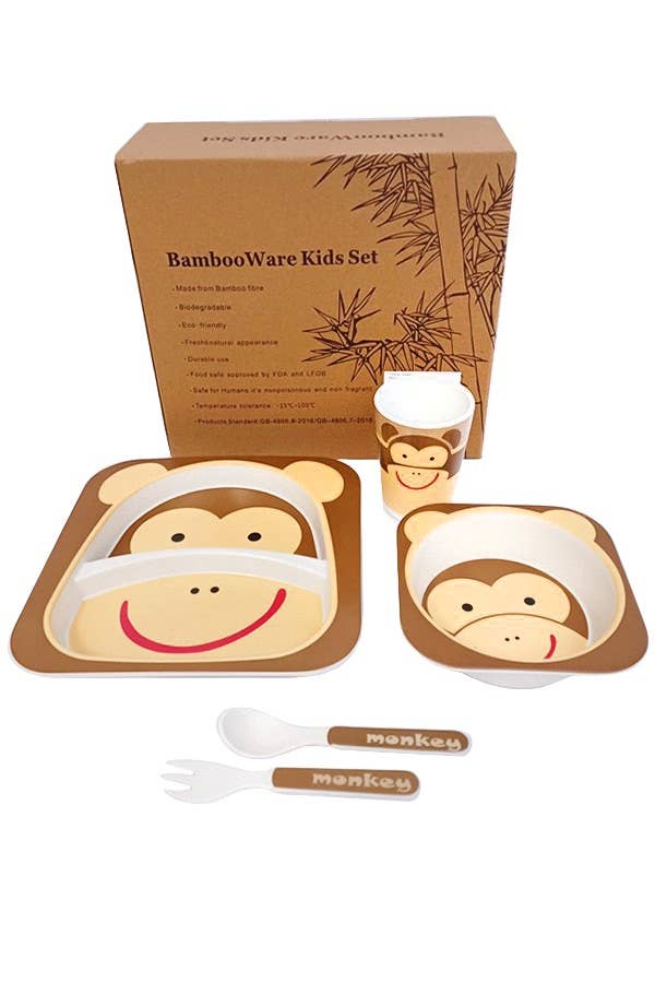 Cap Zone - Wholesale Dinnerware Set - Kids & Baby - Bamboo Children's Dinnerware & Cutlery Set Collection4