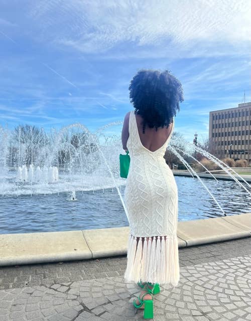 ELJ Ave - Wholesale Dress - Women's - Honesty Fringe Dress5