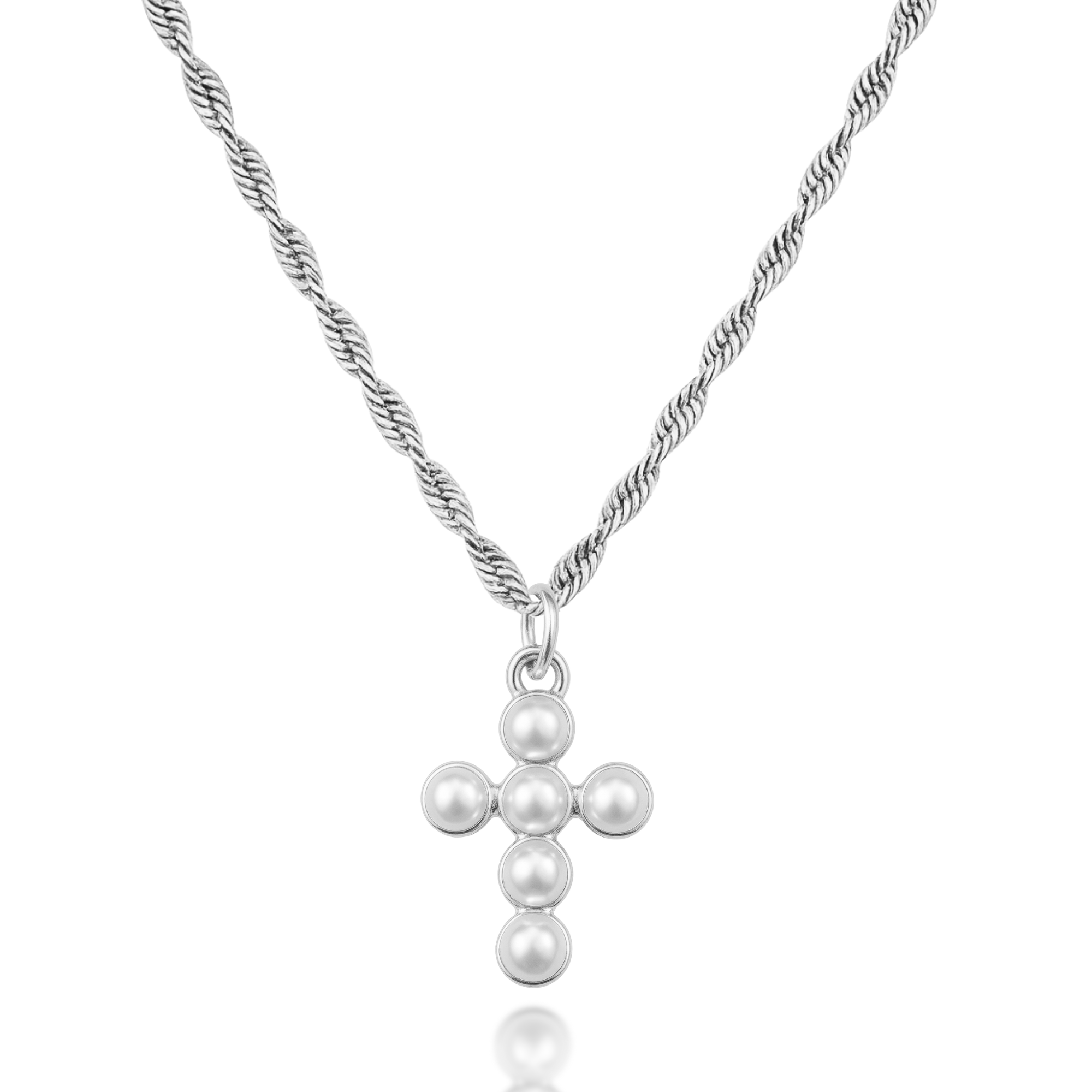 AMADI Jewelry - Vendita all'ingrosso Collana con ciondolo/pendaglio - Collana Sempre con Noi in Oro e Argento4