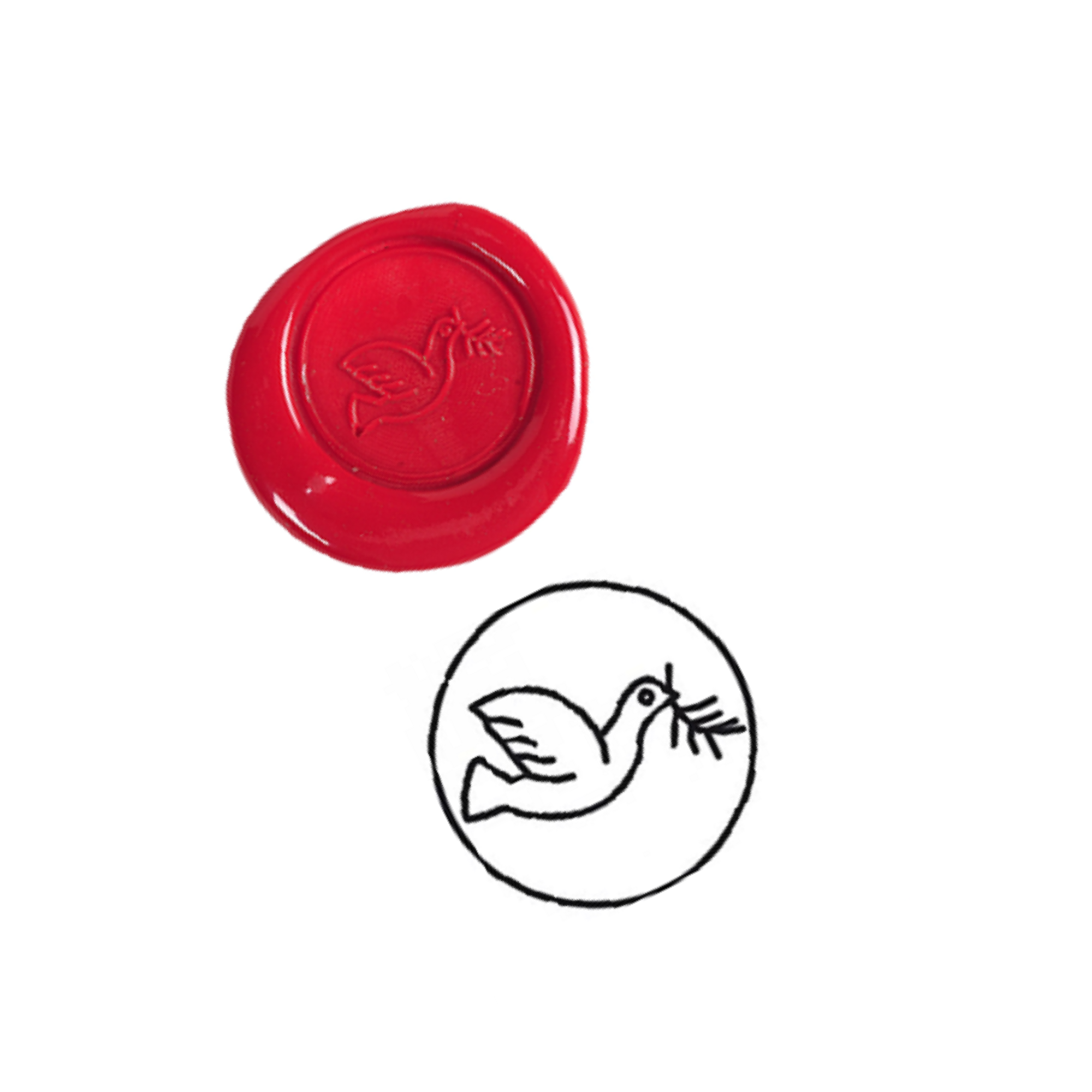 Exaclair - Wholesale Sealing Wax - Jacques Herbin Brass Seals for Wax - Symbols2