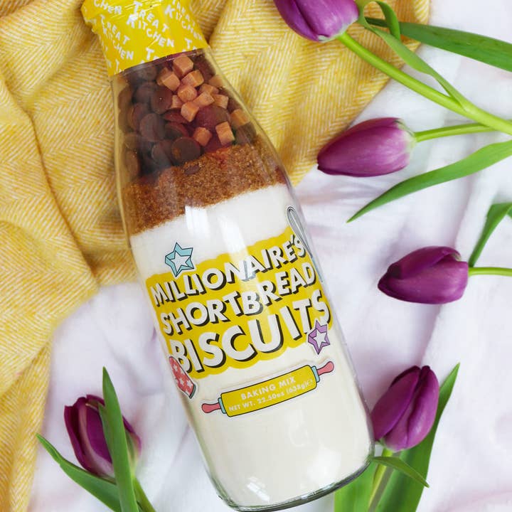 Treat Kitchen – wholesale Biscuit mix – Millionaire Shortbread Biscuit Baking Bottle 2