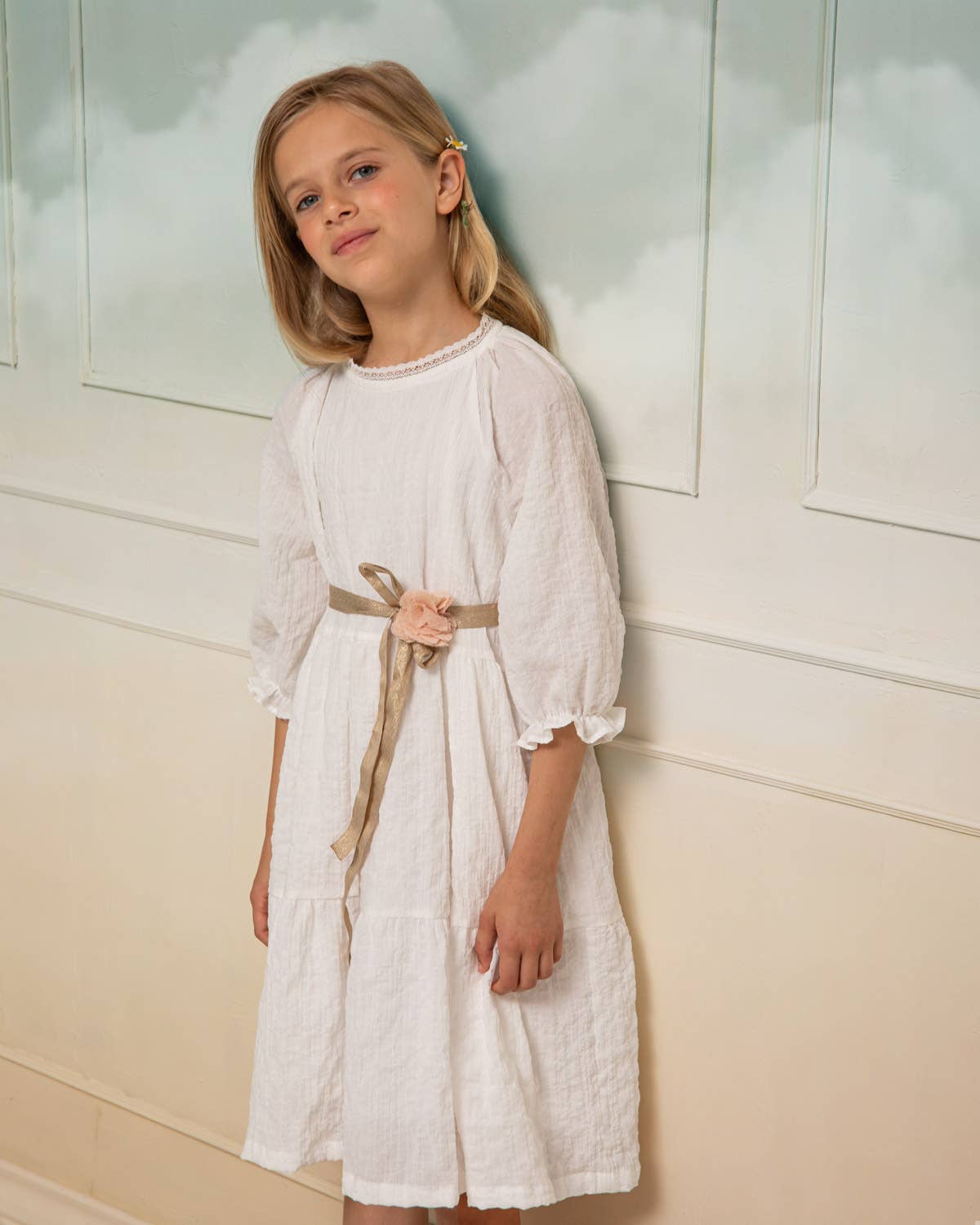 Isolda Dress White for wholesale on Faire1