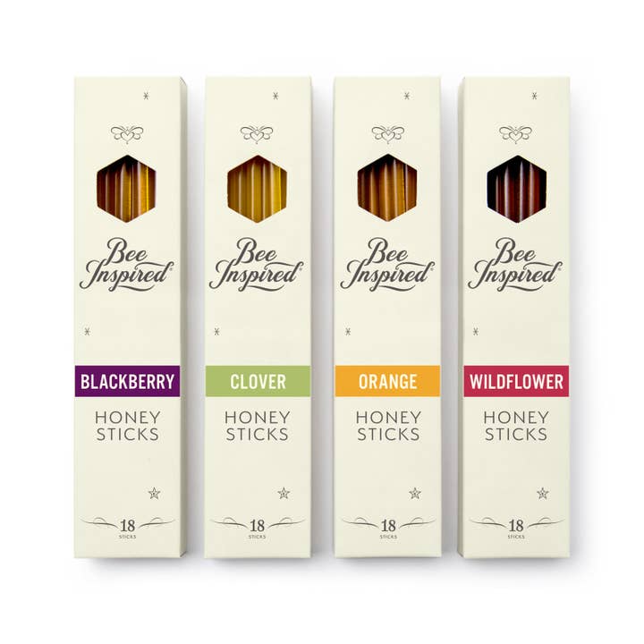 Bee Inspired - Wholesale Honey - Honey Sticks | Delicious Pure + Raw Honey Stick Varietals