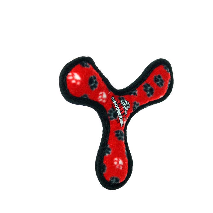 Tuffy Dog Toys - VIP Products - Vente Jouet couineur – chien - Tuffy Jr Boomerang - Jouet pour chien Red Paw, durable et couinant2