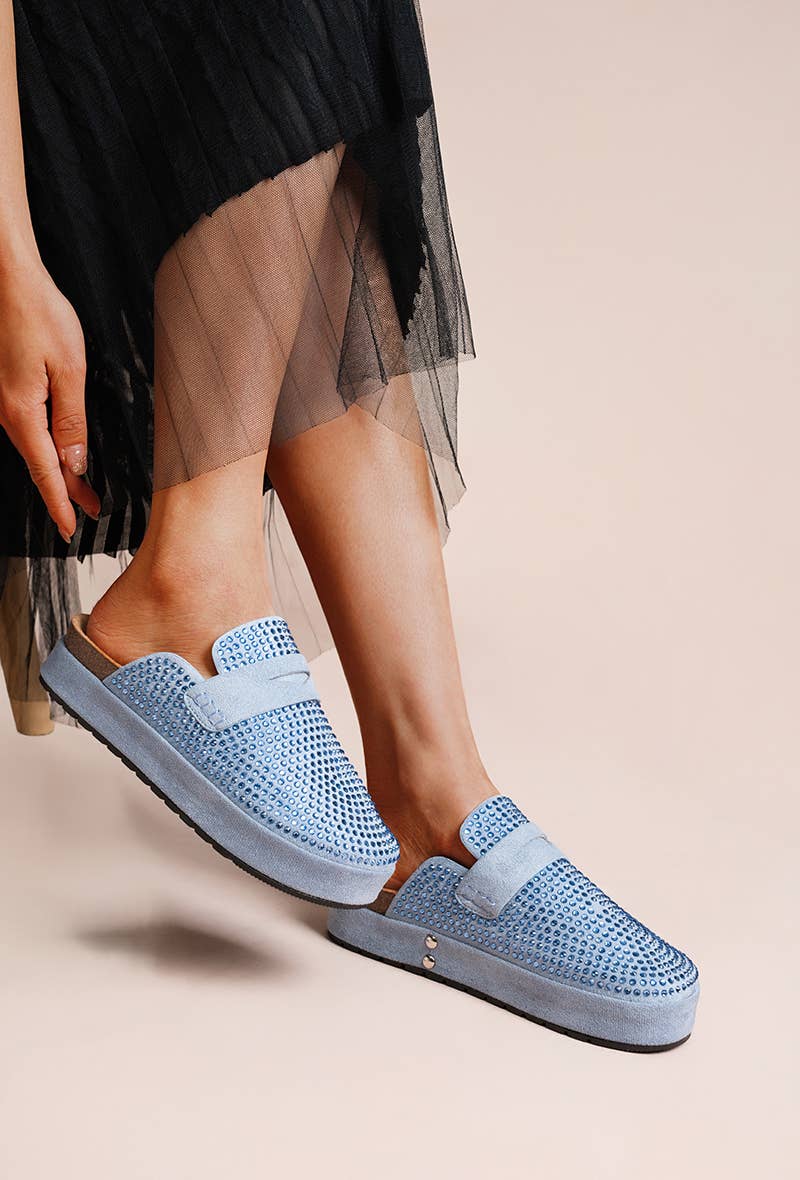 LADY GLORY - Wholesale Mules - Women's - Platform mules adorned with sparkling rhinestones4