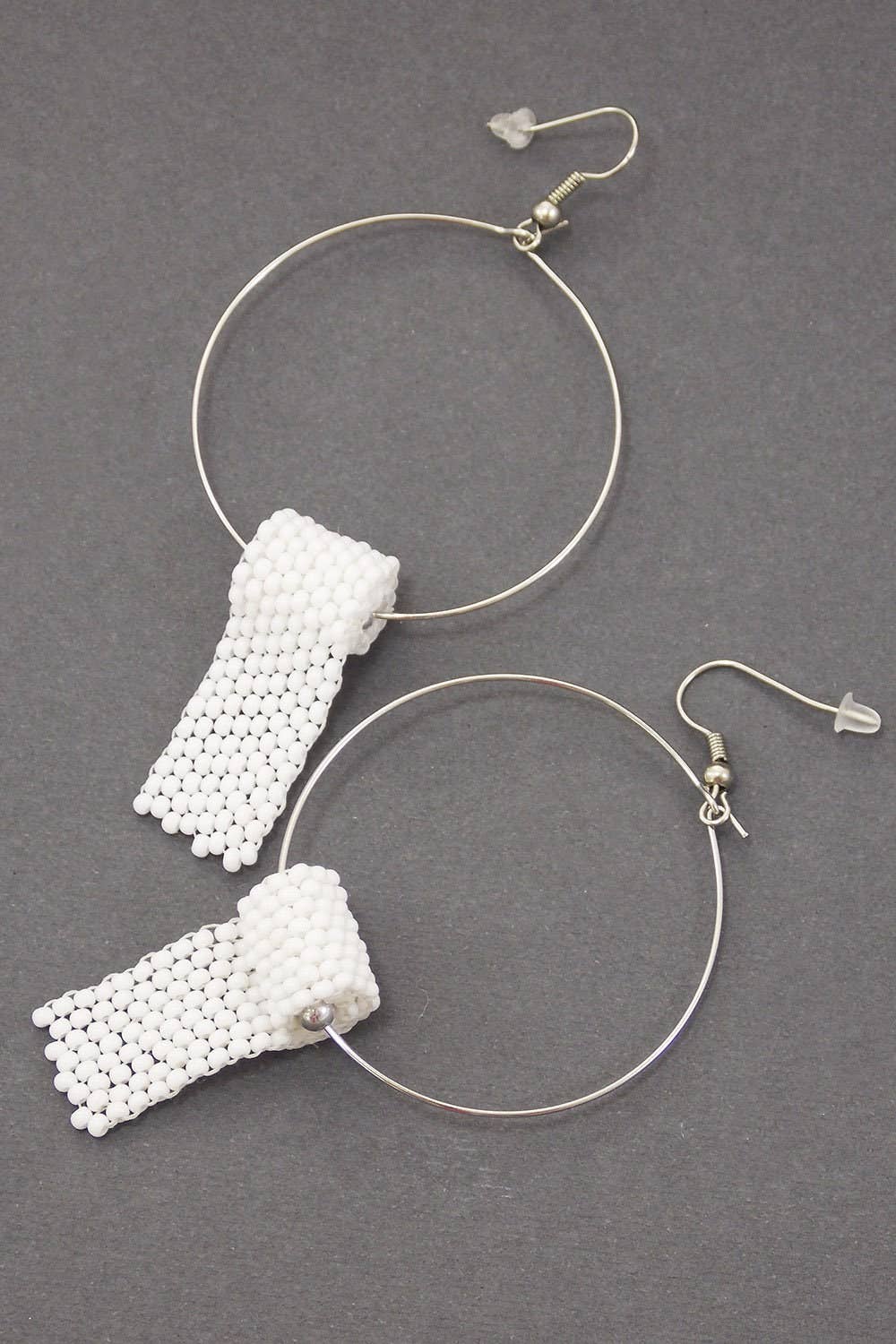 Ninolia - Wholesale Dangle Earrings - White Toilet Paper Earrings Novelty Jewelry Lol Gag Gift for Women Doctor Gift Spoof Quarantine 2020 Epidemic Virus Meme Funny Prunk Humor8