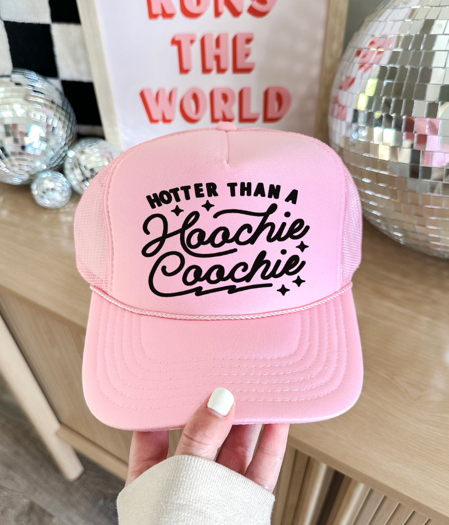 THE LATTIMORE CLAIM – wholesale Trucker hat – Women’s – Hotter Than A Hoochie Coochie Foam Otto Trucker - Multiple Colors1