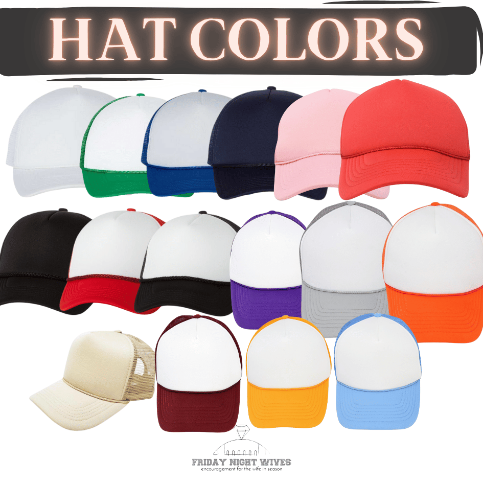 Friday Night Wives – wholesale Trucker hat – Women’s – Custom Upside Down Trucker Hat, Custom Word Trendy Cap2