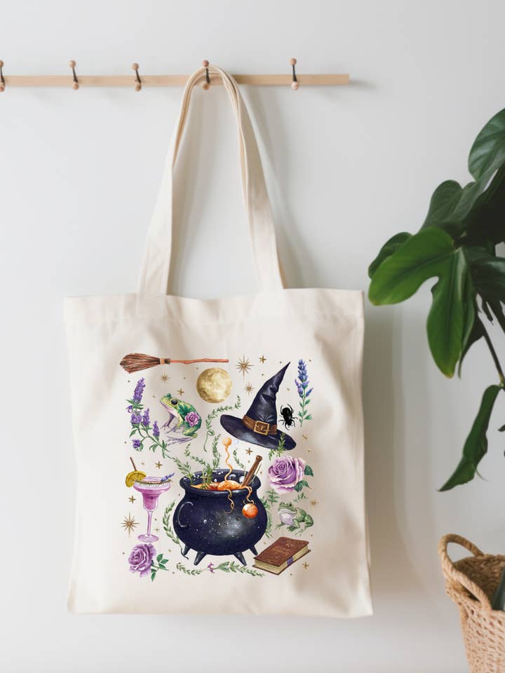 Practical Magic Small Canvas Tote Bag for wholesale by EnchantingSunshine