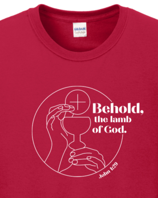 Sock Religious - Vente T-shirt sérigraphié – unisexe - Voici l'Agneau de Dieu - Jean 1:29 Manches longues0