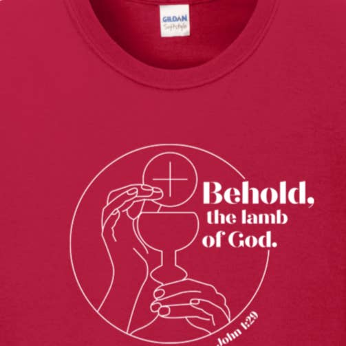 Behold the Lamb of God - John 129 Long Sleeve and other Purchase Wholesale lamb of god. Free Returns & Net 60 Terms on Faire trending on Faire.