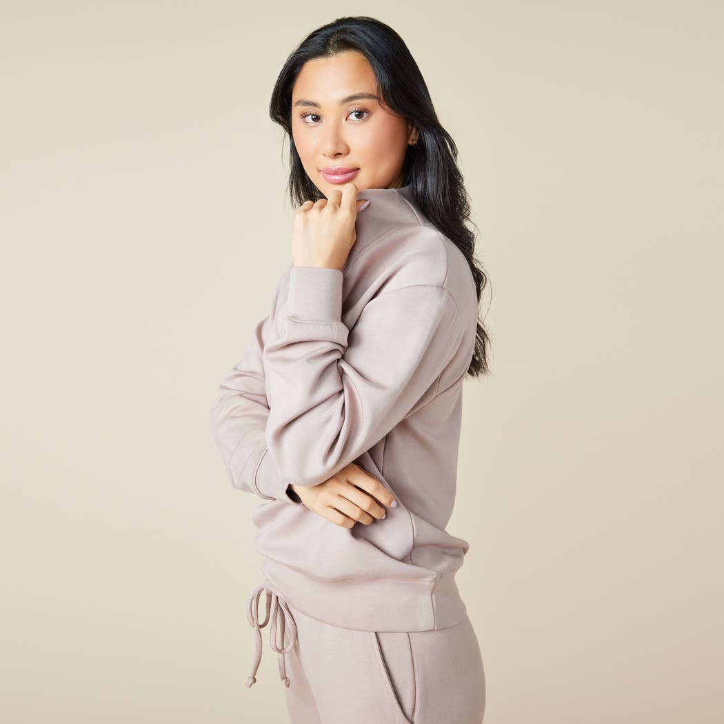 Softies – wholesale Mjukisset – Dam – Athleisure DreamTech 1/4 Zip Jogger Set för kvinnor8