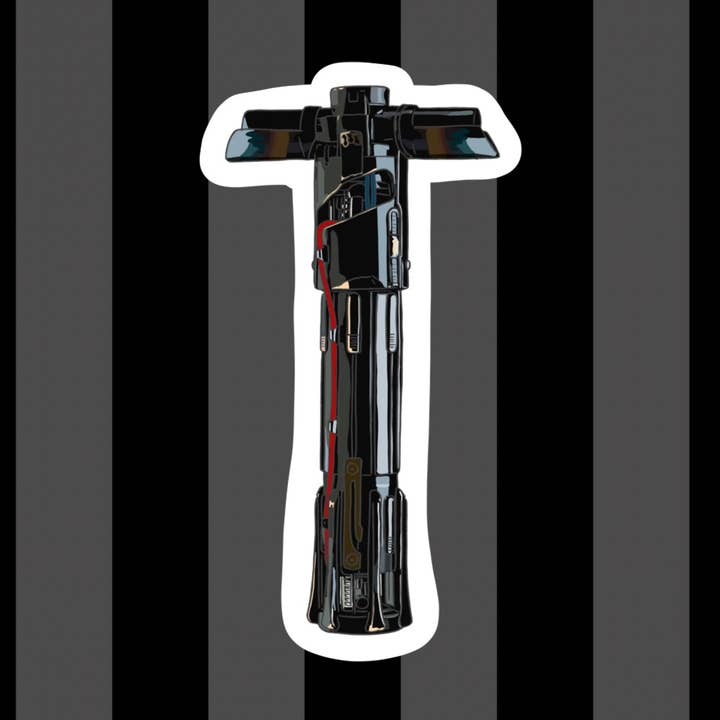 Kylo Ren Dark Side star wars Lightsaber Acrylic Keychain for wholesale by Fiat Lux Illustration