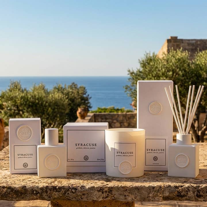 Syracuse - Home Fragrance (gardenia, tuberose, jasmine) for wholesale by Scents of Sicily