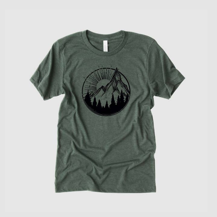 208 Tees - Wholesale Screen Printed T-Shirt - Men's - Mens Shirts PNW Shirt, Nature 046