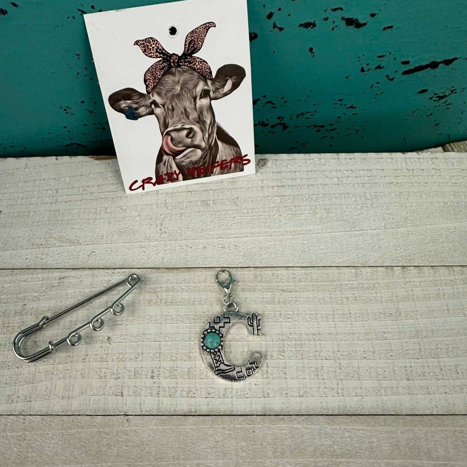 Crazy Heifers Wholesale - Wholesale Individual Charm/Pendant - Initial Clip-on Charms2