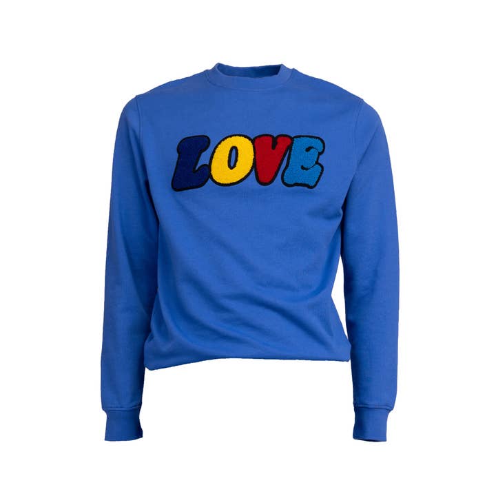 Sudadera unisex LOVE Royal Blue para adulto para venta al por mayor de CHIO MI