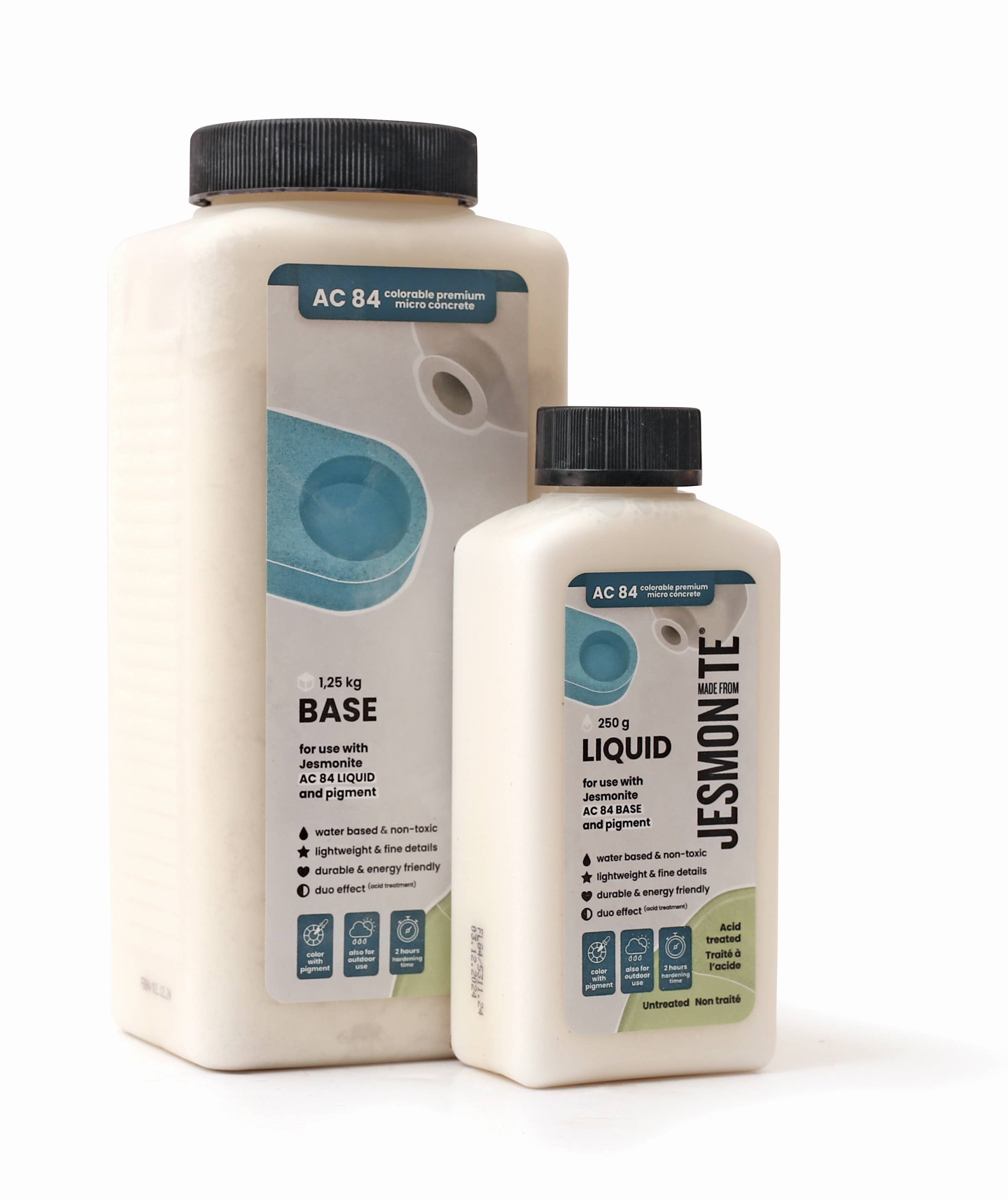 Graine Créative - Wholesale DIY Craft Kit - JESMONITE AC84 250 ML LIQUID & 1250 GR BASE5