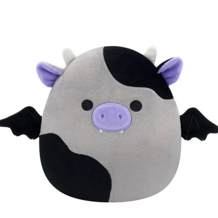 Squishmallow Halloween Plüschspielzeug 5" Bridgette die Kuh-Fledermaus für den Großhandel von Authentic Street Signs