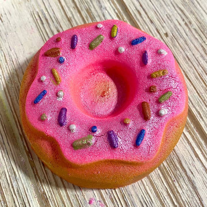 Donut Ask Me Bath Bomb for wholesale by Fizz Soakery