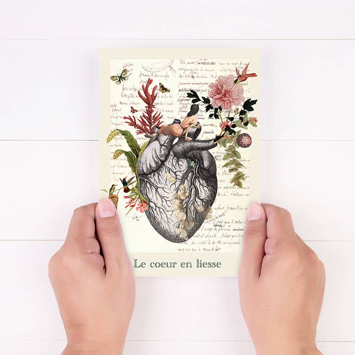 „Hjertet i glæde“ kort. for engroshandel hos sidonie blondel