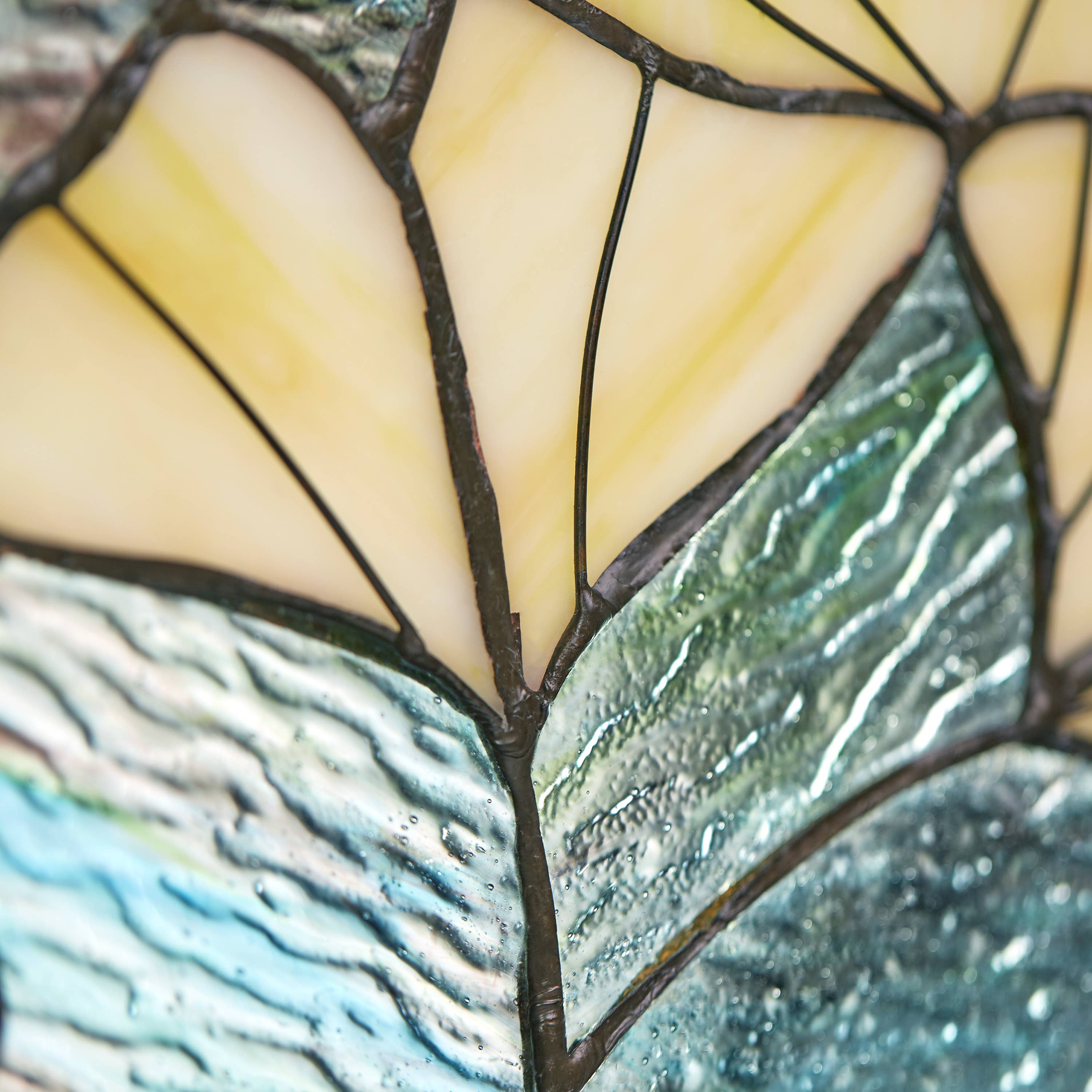 River of Goods - Wholesale Suncatcher - 17.5"H Robert Yellow Gingko Leaf Stained Glass Window Panel7