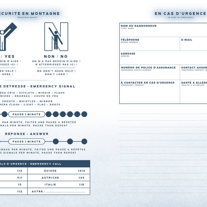AVENTURA ÉDITIONS - Wholesale Journal/Diary - Hiking Diary (French Language)3