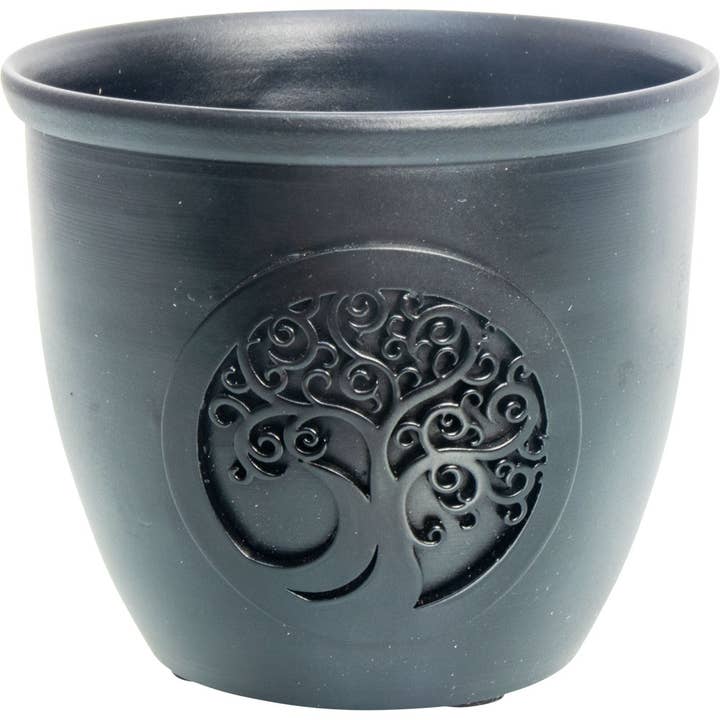 Metal Smudge Pot - Tree of Life Small (Each) for wholesale by Kheops International
