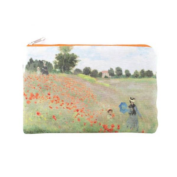 Pouch, Field With Poppies, Monet for wholesale by MUSEUM WEBSHOP