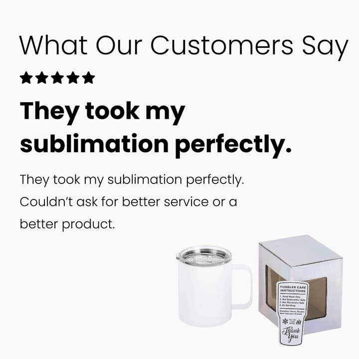 MakerFlo - Wholesale Insulated Mug/Tumbler - 12oz Sublimation Camper Mug9