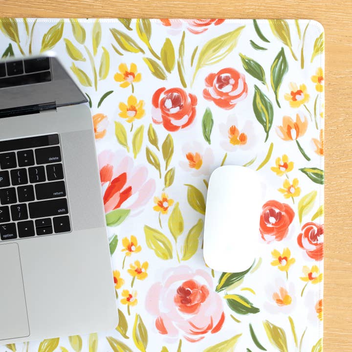 Spring Garden Desk Pad for wholesale by Elyse Breanne Design