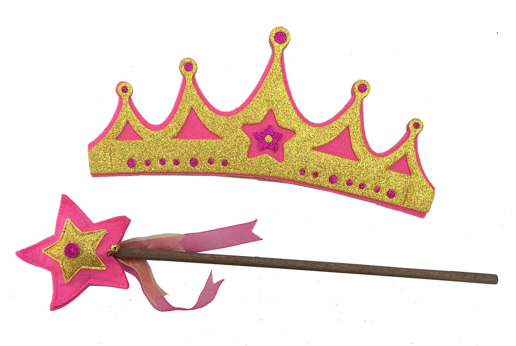 KALID MEDIEVAL - Wholesale Toy Wand - Kids - FELT AND GINGLE MAGIC WAND - ST4599