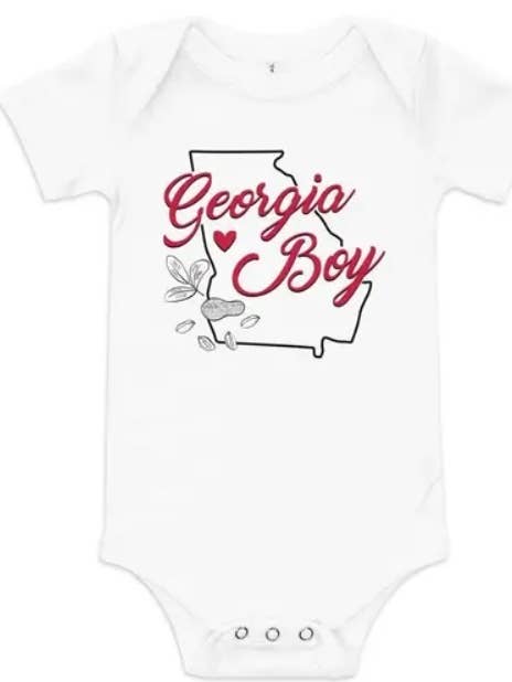 Little Hometown - Wholesale Bodysuit (Non-Footed) - Baby - Georgia Boy Baby Onesie