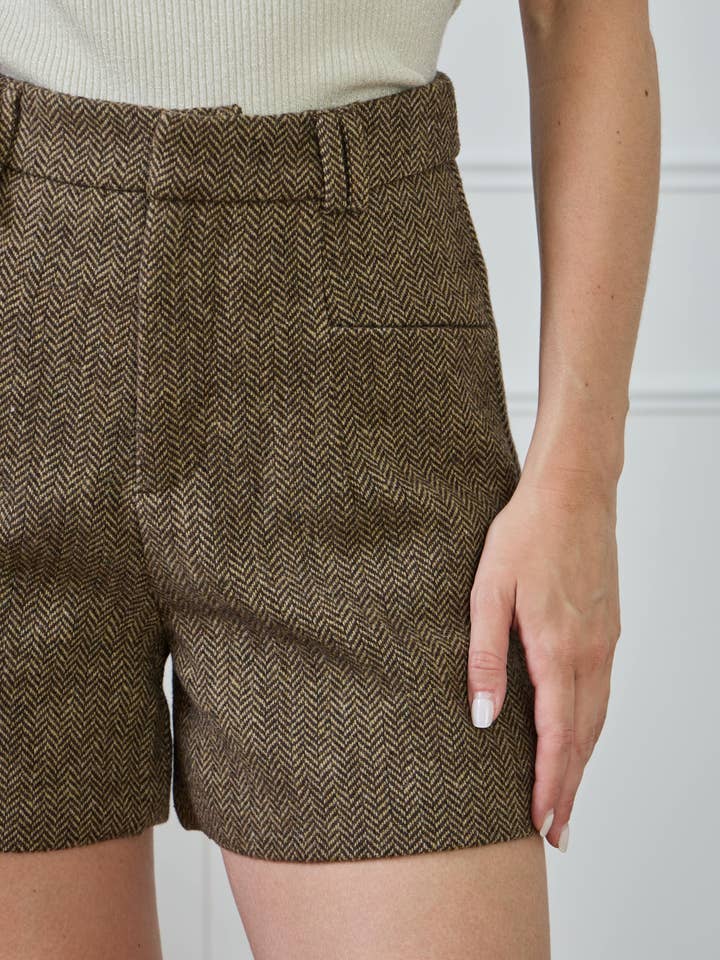 LULUMARY - Wholesale Shorts - Women's - Short in tweed PC1222